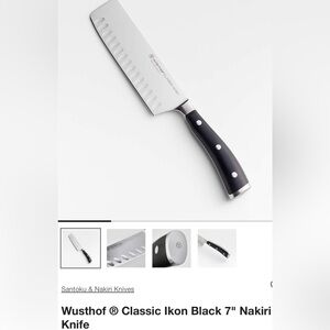 Wusthof Classic Ikon Black Nakiri Knife